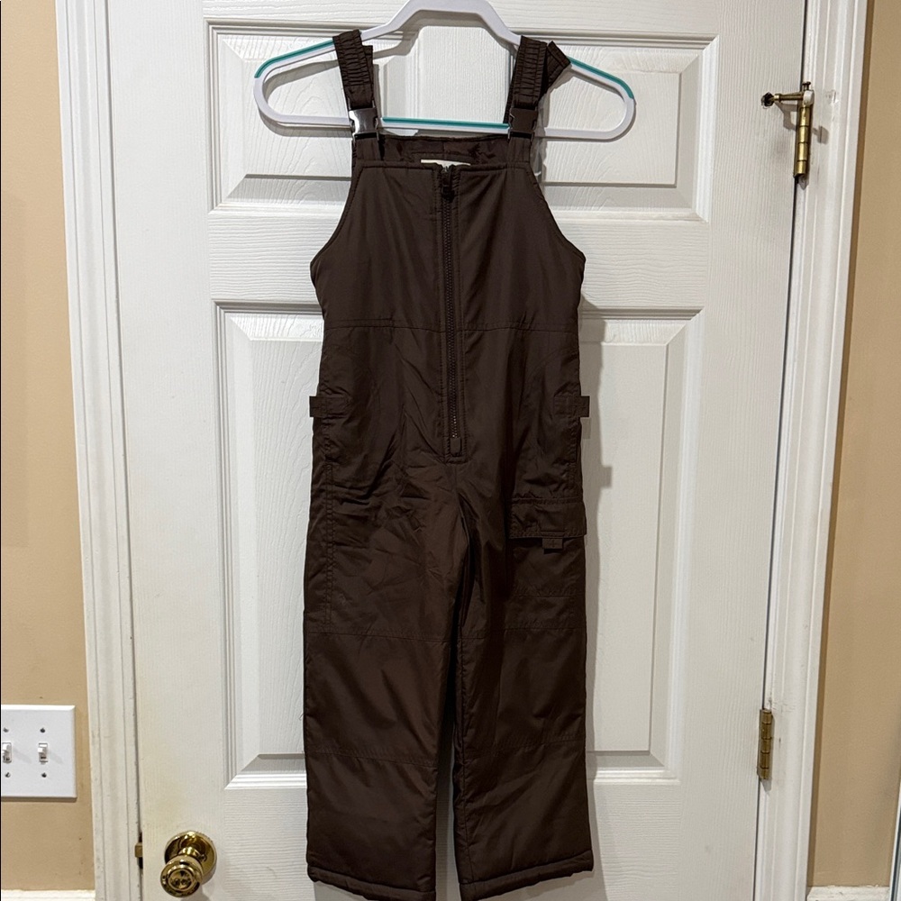 OshKosh B'gosh Brown Insulated Bib Winter/Snow.